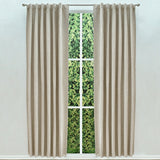 RAVENNA MARFIL BLACKOUT CURTAINS WINDOWS PANELS LONG 2 PCS