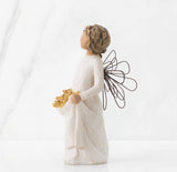 SUNSHINE ANGEL FIGURE SCULPTURE HAND PAINTING WILLOW TREE BY SUSAN LORDI