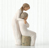 LOVING MY MOTHER FIGURE SCULPTURE HAND PAINTING WILLOW TREE BY SUSAN LORDI