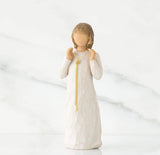 TRULY GOLDEN FIGURE SCULPTURE HAND PAINTING WILLOW TREE BY SUSAN LORDI