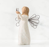 ANGEL OF FREEDOM FIGURE SCULPTURE HAND PAINTING WILLOW TREE BY SUSAN LORDI