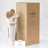 TOGETHER FIGURE SCULPTURE HAND PAINTING WILLOW TREE BY SUSAN LORDI