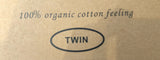 FLOWERS BURGUNDY 100% ORGANIC COTTON FEELING DECORATIVE SHEET SET 3 PCS TWIN SIZE
