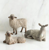 GENTLE ANIMALS OF THE STABLE FOR THE CHRISTMAS STORY  FIGURE SCULPTURE HAND PAINTING WILLOW TREE BY SUSAN LORDI