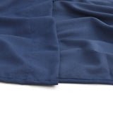 NAVY BLUE SOLID COLOR VIASOFT SHEET SET 3 PCS TWIN 100% MICROFIBER