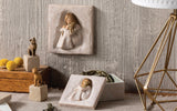 COMFORT PLAQUE FIGURE SCULPTURE HAND PAINTING WILLOW TREE BY SUSAN LORDI