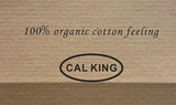 FLOWERS RED 100% ORGANIC COTTON FEELING DECORATIVE SHEET SET 4 PCS CALKING SIZE