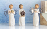 JUST FOR YOU ANGEL FIGURE SCULPTURE HAND PAINTING WILLOW TREE BY SUSAN LORDI