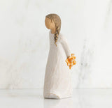 FOR YOU FIGURE SCULPTURE HAND PAINTING WILLOW TREE BY SUSAN LORDI