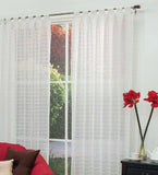 TORINO SPECIAL FABRIC SHEER CURTAINS WINDOWS PANELS LONG 2 PCS