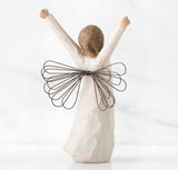 COURAGE ANGEL FIGURE SCULPTURE HAND PAINTING WILLOW TREE BY SUSAN LORDI