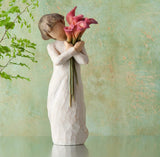 BLOOM FIGURE SCULPTURE HAND PAINTING WILLOW TREE BY SUSAN LORDI