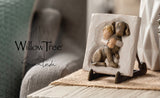 HUG PLAQUE FIGURE SCULPTURE HAND PAINTING WILLOW TREE BY SUSAN LORDI