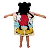 MICHEY MOUSE DISNEY ORIGINAL LICENSED BEACH HOODED TOWEL SUPER SOFT (23.6”x47.2”)