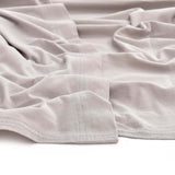 GRAY T-SHIRT TEXTURE SHEET SET 4 PCS KING SIZE 100% COTTON