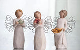 SUNSHINE ANGEL FIGURE SCULPTURE HAND PAINTING WILLOW TREE BY SUSAN LORDI