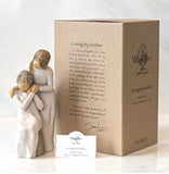 LOVING MY MOTHER FIGURE SCULPTURE HAND PAINTING WILLOW TREE BY SUSAN LORDI
