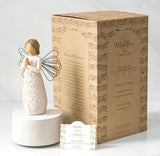 A TREE, A PRAYER MUSICAL BOX FIGURE SCULPTURE HAND PAINTING WILLOW TREE BY SUSAN LORDI