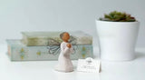 ANGEL OF THE SPIRIT FIGURE SCULPTURE HAND PAINTING WILLOW TREE BY SUSAN LORDI