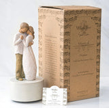 PROMISE MUSICAL BOX FIGURE SCULPTURE HAND PAINTING WILLOW TREE BY SUSAN LORDI