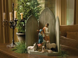 SANCTUARY FOR THE CHRISTMAS STORY FIGURE SCULPTURE HAND PAINTING WILLOW TREE BY SUSAN LORDI