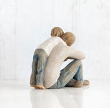THAT’S MY DAD FIGURE SCULPTURE HAND PAINTING WILLOW TREE BY SUSAN LORDI