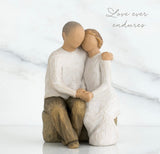 ANNIVERSARY FIGURE SCULPTURE HAND PAINTING WILLOW TREE BY SUSAN LORDI