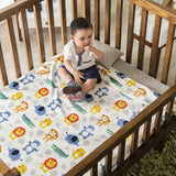 ZOO FRIENDS BABY BOYS NURSERY CRIB LIGHT BLANKET SOFTY AND WARM