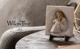 COMFORT PLAQUE FIGURE SCULPTURE HAND PAINTING WILLOW TREE BY SUSAN LORDI
