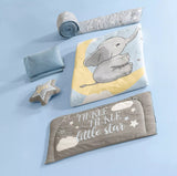ELEPHANT BABY BOYS CRIB BEDDING NURSERY SET 3 PCS 100% COTTON FOR BABY SHOWER GIFT