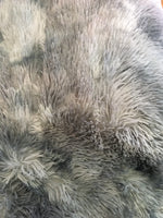 PARIS GRAY COLOR SHAGGY BLANKET WITH SHERPA SOFTY THICK AMD WARM 3 PCS KING SIZE