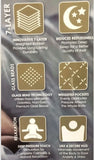 MADISON GOLD COLOR WEIGHTED BLANKET PROVIDES AUTISM ANXIETY STRESS KING SIZE 25 LBS