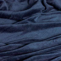 NAVY BLUE SOLID COLOR LIGHT BLANKET SOFTY AND WARM KING SIZE MADE IN MEXICO