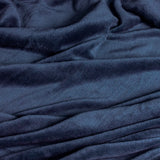 NAVY BLUE SOLID COLOR LIGHT BLANKET SOFTY AND WARM KING SIZE MADE IN MEXICO