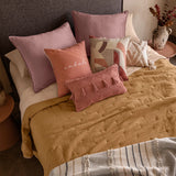 CAMEL TAUPE AND BEIGE COLOR PREMIUM QUALITY 100% COTTON REVERSIBLE COMFORTER 1 PCS CALIFORNIA KING SIZE MADE IN MEXICO