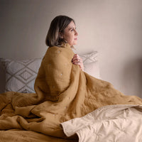 CAMEL TAUPE AND BEIGE COLOR PREMIUM QUALITY 100% COTTON REVERSIBLE COMFORTER 1 PCS CALIFORNIA KING SIZE MADE IN MEXICO