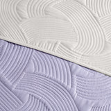 LILAC AND BEIGE COLOR SPECIAL FABRIC ULTRA SLIM REVERSIBLE COMFORTER 1 PCS TWIN SIZE MADE IN MEXICO