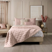 PETAL ROSE COLOR PREMIUM QUALITY 100% COTTON VOGA REVERSIBLE COMFORTER 1 PCA QUEEN SIZE MADE IN MEXICO