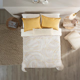 OPARTO GEOMETRICAL SOFT TEXTURE REVERSIBLE COMFORTER SET 4 PCS KING SIZE MADE IN MEXICO