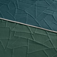 BALTICO GREEN COLOR MONOCHROME LOOK SPECIAL FABRIC ULTRA SLIM REVERSIBLE REVERSIBLE COMFORTER 1 PCS KING SIZE MADE IN MEXICO