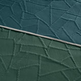 BALTICO GREEN COLOR MONOCHROME LOOK SPECIAL FABRIC ULTRA SLIM REVERSIBLE REVERSIBLE COMFORTER 1 PCS KING SIZE MADE IN MEXICO