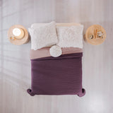 BERRY SPECIAL FABRIC ULTRA SLIM REVERSIBLE COMFORTER 1 PCS QUEEN SIZE MADE IN MEXICO