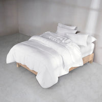 DUVET BASIC FILLING WHITE COLOR SOFT TEXTURE 1 PC COMFORTER QUEEN SIZE MADE IN MEXICO