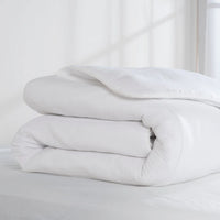 DUVET BASIC FILLING WHITE COLOR SOFT TEXTURE 1 PC COMFORTER QUEEN SIZE MADE IN MEXICO