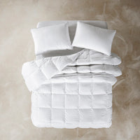 DUVET FEATHERS FILLING WHITE COLOR SOFT TEXTURE THICK COMFORTER 1 PCS CALIFORNIA KING SIZE MADE IN MEXICO