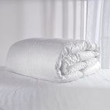 DUVET FEATHERS FILLING WHITE COLOR SOFT TEXTURE THICK COMFORTER 1 PCS CALIFORNIA KING SIZE MADE IN MEXICO