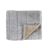 STONE GRAY COLOR DUVET COVER WITH SHERPA SOFTY AND WARM 1 PCS CALIFORNIA KING SIZE MADE IN MEXICO
