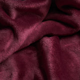 BURGUNDY LIGHT BLANKET BEAUTY SOFT AND WARM KING SIZE MADE IN MEXICO