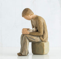 NEW DAD FIGURE SCULPTURE HAND PAINTING WILLOW TREE BY SUSAN LORDI