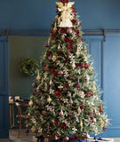 MAGNOLIA FLOWERS MINI RUBY PICKS SET 12 CHRISTMAS TREE DECOR